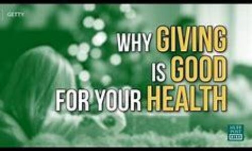 Giving is good for your health